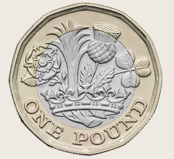 新1ポンド硬貨
